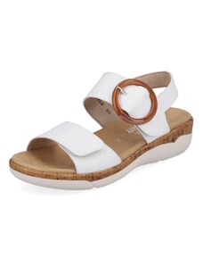RIEKER Dámske sandále REMONTE R6853-80 biela S4