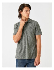 Koton Polo Neck T-Shirt Brittle Detailed