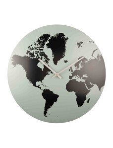KARLSSON Nástenné hodiny World Map