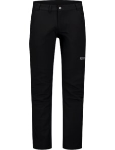 Nordblanc Čierne pánske zateplené softshellové nohavice BRIDGE