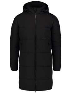 Nordblanc Čierny pánsky zimný kabát TRENDSETTER