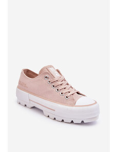BIG STAR SHOES Fabric Sneakers on Big Star LL274151 Nude