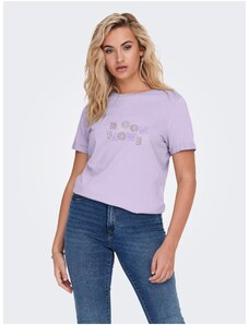 Light purple T-Shirt JDY Amy - Women