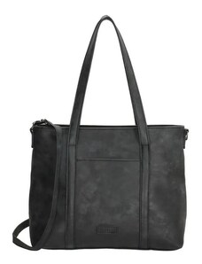 Beagles Čierna objemná kabelka na rameno „Mirage“