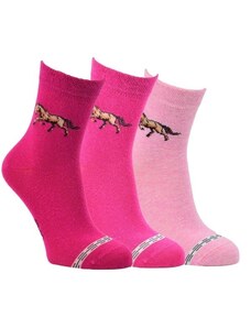 Detské bavlnené ponožky motív koňa RS
