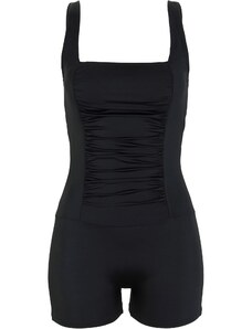 bonprix Plavky so šortkami z recyklovaného polyamidu, farba čierna