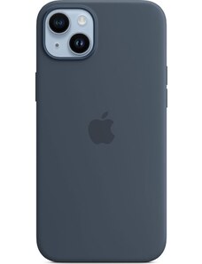 Apple Silikónový kryt s MagSafe pre iPhone 14 Plus Storm Blue, MPT53ZM/A