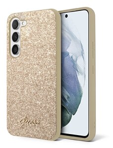Guess Glitter Kryt pre Samsung Galaxy S23, Zlatý