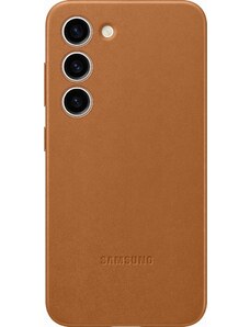 Originál Kožený kryt pre Samsung Galaxy S23, Hnedý