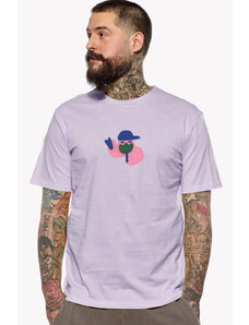 Piskacie Pánske tričko lover, farba orgovánová, veľkosť xs