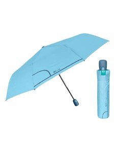 PERLETTI Dámský plnoautomatický dáždnik COLORINO / nebeská-modrá, 26294