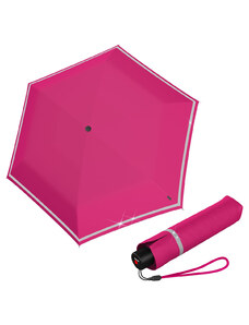 Knirps Rookie Manual - ľahký skladací dáždnik ružová