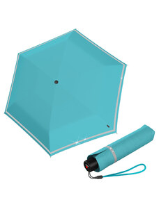 Knirps Rookie Manual - ľahký skladací dáždnik tyrkysová