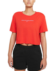 Tričko Nike Yoga Women s Cropped Graphic T-Shirt dj6235-673 XS