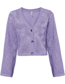 bonprix Pletený sveter, farba fialová