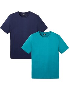bonprix Tričko (2 ks), farba modrá
