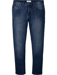 bonprix Strečové džínsy Slim Fit, rovné, farba modrá, rozm. 62