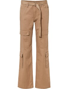 bonprix Kapsáčové nohavice s opaskom, farba hnedá