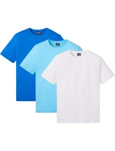 bonprix Tričko (3 ks v balení), farba modrá