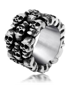 MSPERK Biker masívny pánsky prsteň z chirurgickej ocele