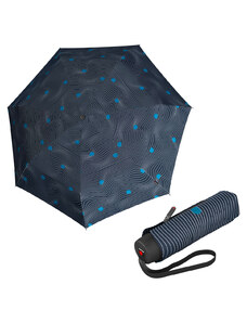 Knirps T.020 Small Manual Meditate Blue - dámsky skladací mini dáždnik