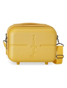 JOUMMA BAGS ABS Cestovný kozmetický kufrík PEPE JEANS HIGHLIGHT Ochre, 21x29x15cm, 9L, 7683923