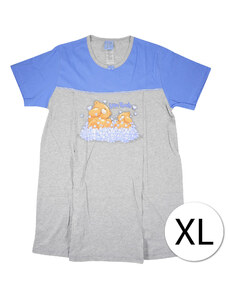Vienetta Secret 0033 Dámska nočná košeľa, modrá XL