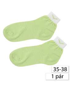 WOJMAX 8605 Dámske bavlnené ponožky 35-38, zelené