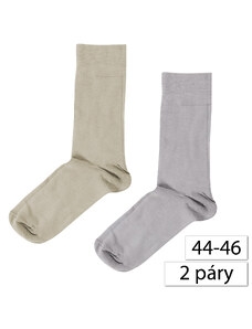 Happy Feet 123 Bambusové pánske ponožky 44-46, viacfarebné 2ks