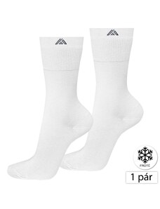 WOJMAX 1173 Dámske froté ponožky 35-38, 1pár, biele