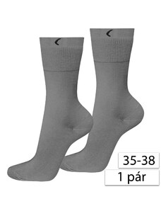 WOJMAX 1430 Dámske froté ponožky 35-38 šedé