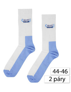 Eldar COMODO Súprava pánskych ponožiek 44-46, 2x biela