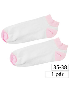 SARINO 0244 Dámske ponožky 35-38, biele