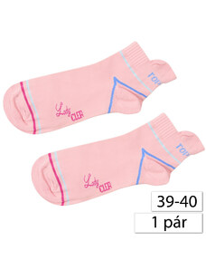 Lady Cler 2725 Dámske ponožky 39-40, ružové