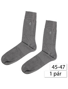 WOLA 7831 Pánske ponožky 45-47, šedá