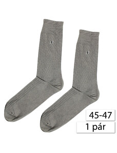WOLA 7832 Pánske ponožky 45-47, šedá 2