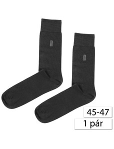 WOLA 7833 Pánske ponožky 45-47, čierna