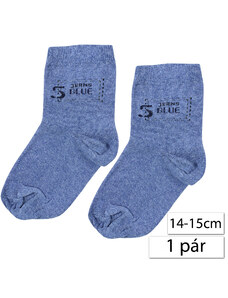 MONDO CALZA 4245 Detské ponožky 14-15cm, modrá