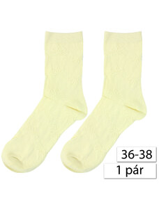 REWON 103 002 Dámske ponožky 36-38, žlté