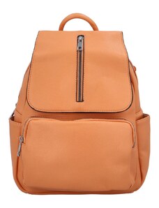 Dámsky batoh kabelka pastelovo oranžový - Maria C Otoros oranžová