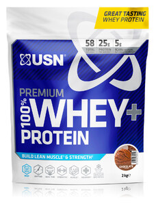 Proteínové prášky USN 100% Premium Whey Bag čokoláda 2kg bwp1