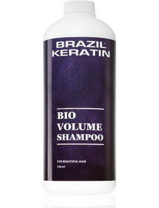Brazil Keratin Bio Volume Shampoo 550ml, poškodený vršok