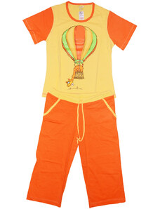 Vienetta Secret 1356 Dámske pyžamo, oranžové -S
