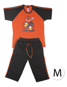 COOL Comics 1311 Pánske pyžamo, oranžové M