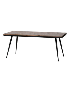 BEPUREHOME Drevený jedálenský stôl Rhombic 220 × 90 cm