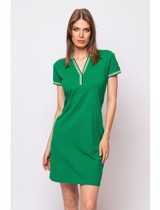 Heavy Tools dámské tričkové šaty Viola zelené