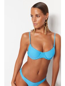 Trendyol Blue Underwire Bikini Top