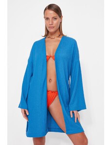 Trendyol Collection Kimono a kaftan - Modrá - Bežný strih