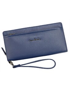 Pierre Cardin Značková modrá dámska peňaženka s vreckom na mobil (KDPN309)