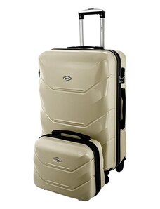 Rogal Zlatá sada 2 luxusných plastových kufrov "Luxury" - veľ. M, L